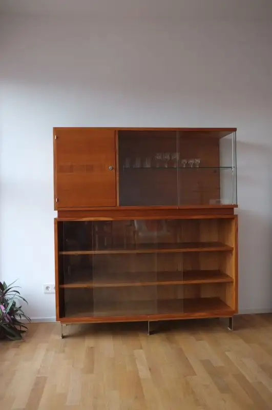 Barschrank inkl. Bücherschrank, 30-er Jahre 1