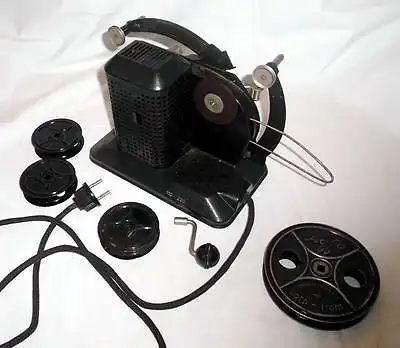 Uralter AGFA Movector Record fuer 16mm Film im Original-Karton um 1930 (100375)