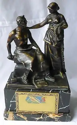 Seltene Bronze Plastik 