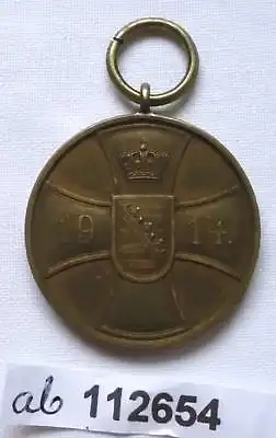 Sachsen Altenburg Tapferkeitsmedaille 1915 Bronze 1.Weltkrieg (112654)