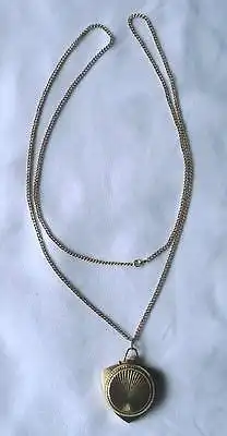 Hübsche Damenuhr Sowjetunion als Medaillon für Halskette (116973)