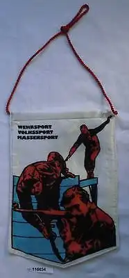 Seltener DDR Wimpel Wehrsport Volkssport Massensport (116634)