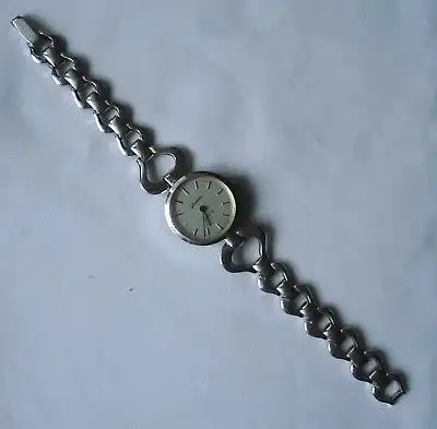 Quarz Damen Armbanduhr Marke Glashütte mit Metallarmband  (100189)