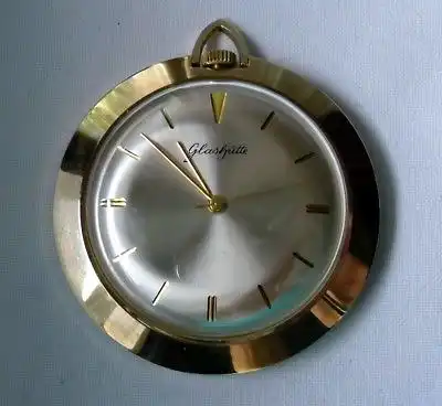 Seltene Glashütte Taschenuhr Frackuhr Kaliber 70  (116033)