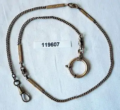 Alte Uhrkette für Herrentaschenuhr Länge 51 cm um 1930 (119607)