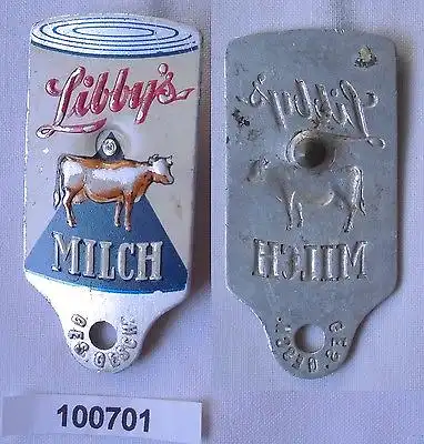 Libbys Milch Reklame Dosen Locher, Dosenstecher antik, selten, Rarität (100701)