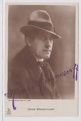 41758 Autograph Karte Deutscher Schauspieler Hans Mierendorf um 1939