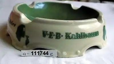 DDR Werbe-Aschenbecher Porzellan VEB Kahlbaum Edel-Liköre (111744)