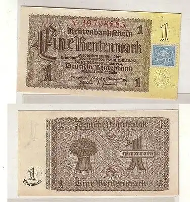 1 Mark Banknote DDR Deutsche Notenbank 1948 Kuponausgabe (114060)