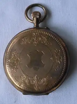 Seltene Herren Sprungdeckel Taschenuhr Gold um 1920 (112133)