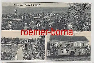 74832 Mehrbild Ak Gruß aus Tambach in Thüringen Gasthaus um 1910