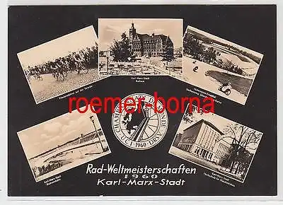 75047 Mehrbild Ak Rad-Weltmeisterschaften Karl-Marx-Stadt 1960