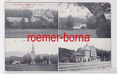 75529 Mehrbild Ak Höhenluftkurort Elend Bahnhof, Forsthaus usw. um 1910