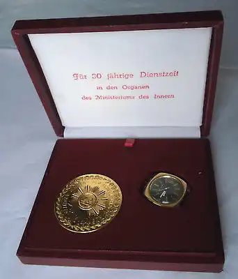 Etui mit vergoldeter Herren Armbanduhr Marke Glashütte Spezimatic (111852)