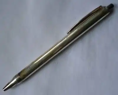 Alter Kugelschreiber Silber Dank für 40 Jahre Mitgliedschaft IG Metall (115004)