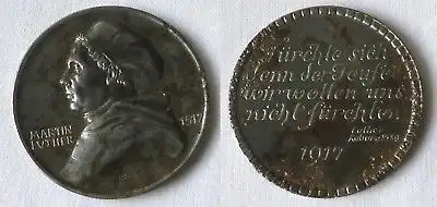Eisen Medaille Martin Luther - 400 Jahrfeier Reformation 1917 (117457)