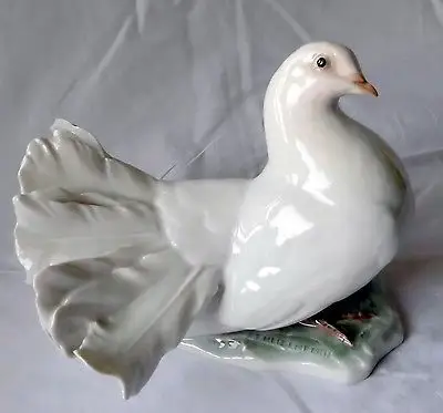 Seltene alte Porzellan Figur Rosenthal Kunstabteilung Taube (106990) 0