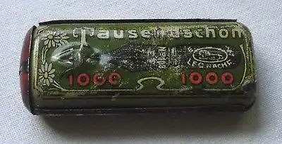 Seltene alte Dose/Döschen für Federspitzen o. Füllernadel Tausendschön (112533)