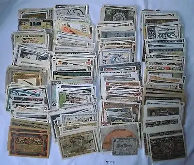 Sammlung mit 900 Banknoten Notgeld Deutschland um 1921 (101181)
