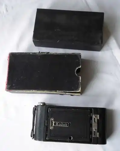 Kodak No.1 pocket camera Photoapparat Antik Klappkamera Antique Kamera (111498)
