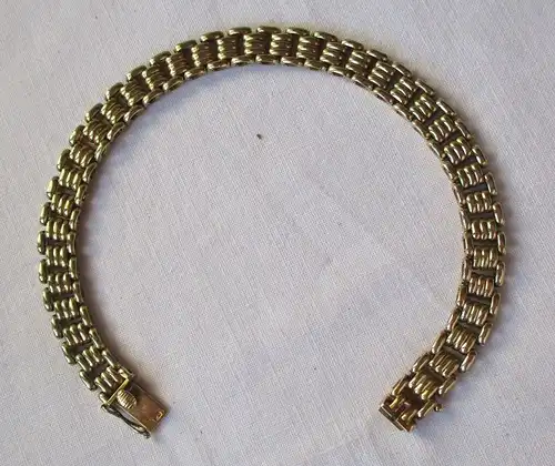 Hübsches Armband aus 585er Gold Gliederarmband (115080)