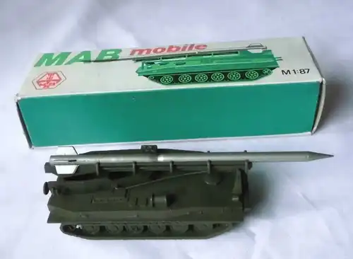 DDR Spielzeug Modell MAB mobile Taktische Rakete + OVP (111391)