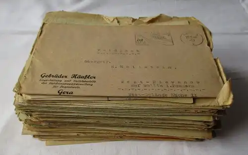 Großes Konvolut aus 147 Feldpostbriefen aus dem 2. Weltkrieg 1941-1945 (109817)