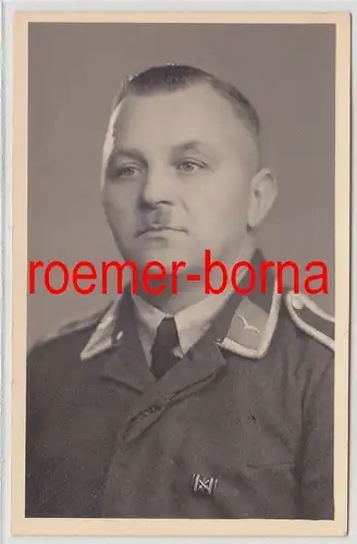 75559 Foto Ak Unteroffizier der Luftwaffe in Nordfrankreich im 2.Weltkrieg 1941