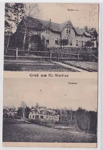 47573 Mehrbild Ak Gruß aus Klein-Wachau Waldhaus, Talhaus 1926