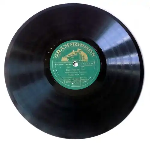 117994 Schellackplatte "Das Lied vom Segeln" + "Das Fensterl Lied" 1929