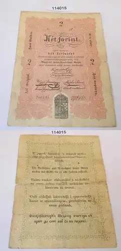 2 Gulden Ket Forint Banknote Ungarn 1848 (114015)