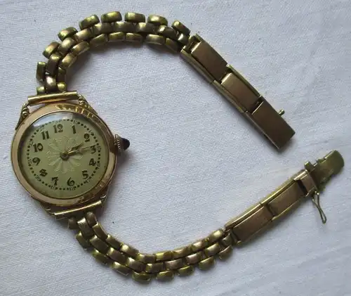 Alte 585er Damen Armbanduhr Oresto mit Handaufzug (108695)
