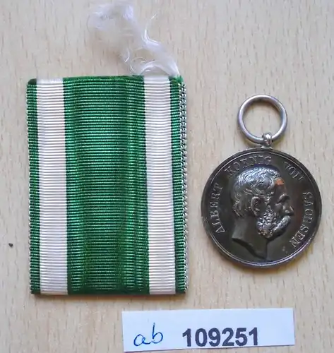 Medaille für Treue in der Arbeit 1. Form König Albert 1894 (109251)
