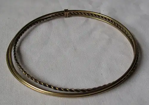 Eleganter 333er Gold Armreifen bestehend aus 3 goldenen Ringen (125289)