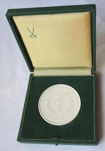 DDR Porzellan Medaille 20 Jahre Zollverwaltung der DDR im Original Etui (124759)