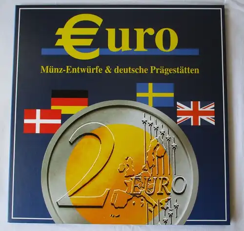 Euro Münzalbum Sammelalbum deutsche Prägestätten und Münz- Entwürfe (118011)