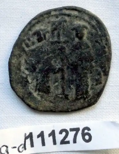 Follis Bronze Münze Byzanz 11.Jahrhundert Christusbüste (111276)