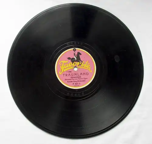 124581 Favorite Schellackplatte Traumland & Electric Girl um 1930