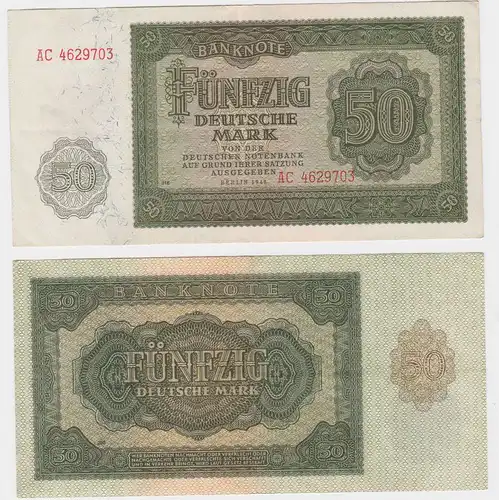 50 Mark Banknote DDR Deutsche Notenbank 1948 (108833)