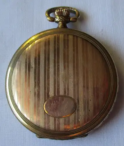 Vergoldete Sprungdeckel Taschenuhr JBB um 1930 (124514)