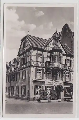 28647 Foto Ak Haslach i.K. (Bad. Schwarzwald) Gasthof zum Raben um 1920