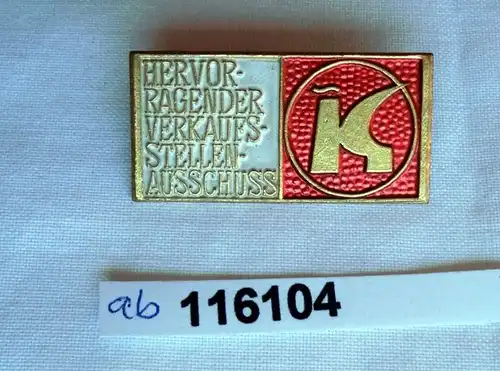 DDR Abzeichen Hervorragender Verkaufsstellenausschuss (116104)