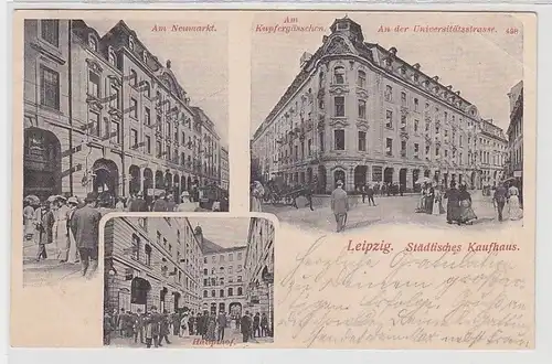 70280 Mehrbild Ak Leipzig Städtisches Kaufhaus 1905
