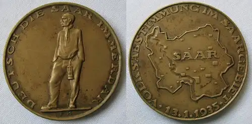 Bronzemedaille Volksabstimmung im Saarland 13. Januar 1935 (126475)