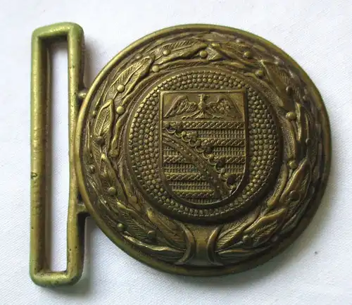 Seltenes Koppelschloß für Feldbinde Feuerwehr Provinz Sachsen um 1920 (120110)