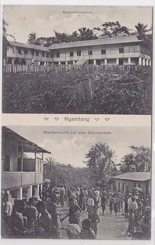 85217 Mehrbild Ak Nyamtang Kamerun Deutsche Kolonie um 1910