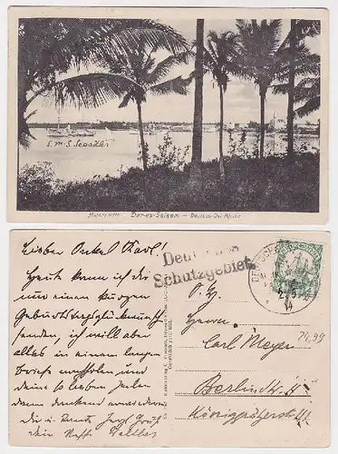 91560 Ak Daressalam Dar-es-Salaam Hafenpartie in Deutsch Ostafrika 1914