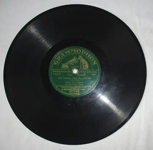 Schellackplatte Grammophon "Nieder mit dem Alkohol" Arthur Preil Humor /123880