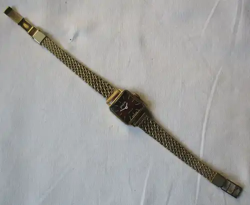 Seltene Damen Armbanduhr GUB Glashütte 17 Rubis Made in GDR (129466)