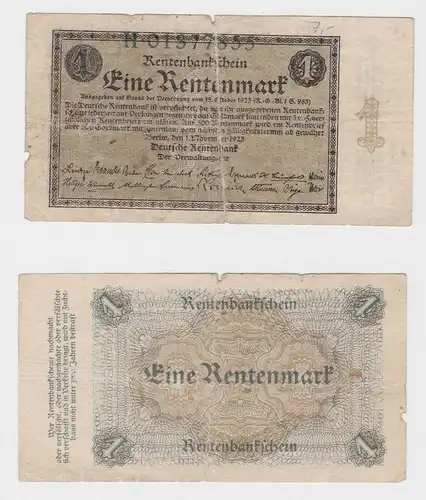 1 Rentenmark Banknote Weimarer Republik 1.November 1923 (130392)